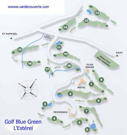 Plan du golf