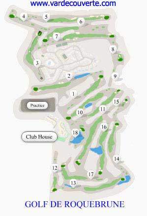 Plan du golf