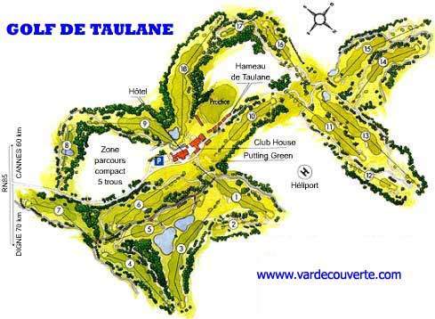 Plan du golf
