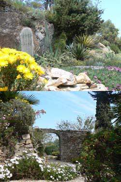 vues des jardins du parc