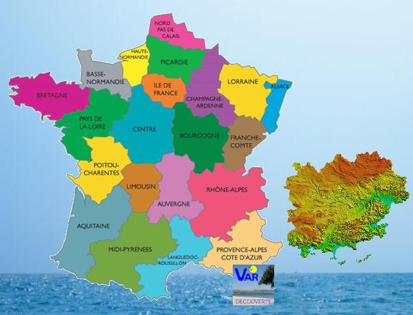 Situation du Var en France